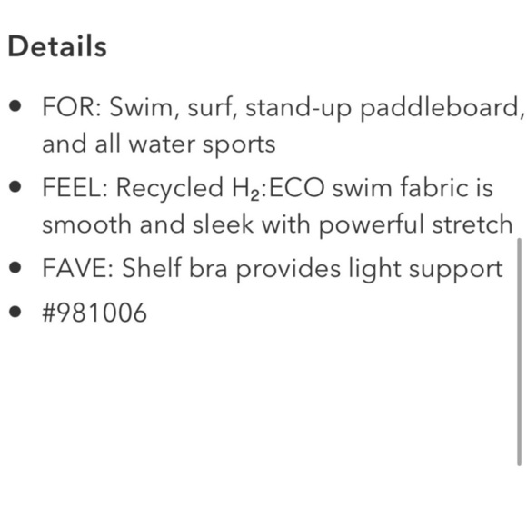 NWT Athleta Maldives One Piece Swimsuit XS - Picture 5 of 9